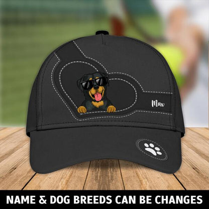 Personalized Full Print Cap Family The Dog Father 03