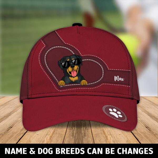 Personalized Full Print Cap Family The Dog Father 03