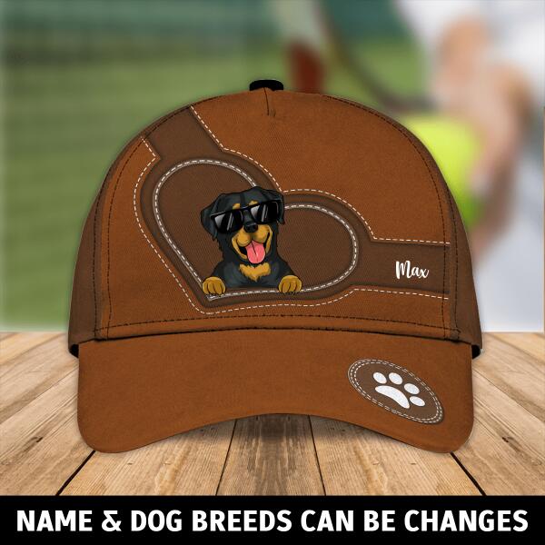 Personalized Full Print Cap Family The Dog Father 03