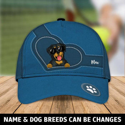 Personalized Full Print Cap Family The Dog Father 03