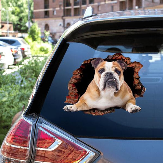 Personalized Dog Car Decal, Vinyl Decal, Vinyl Sticker for Cars, Windows, Walls, Fridge, Toilet and More