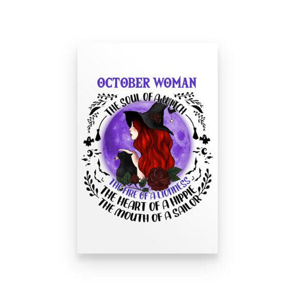 Halloween T-shirt The Soul Of A Witch Personalzied Personalized Item Special Gift For You Friends