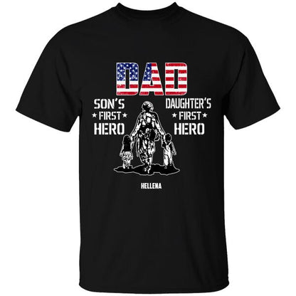 Dad Veteran  Personalized T-shirt, Best Gift For Veterans