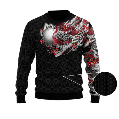 Japan Art Tattoo 3D All Over Printed Unisex Shirt