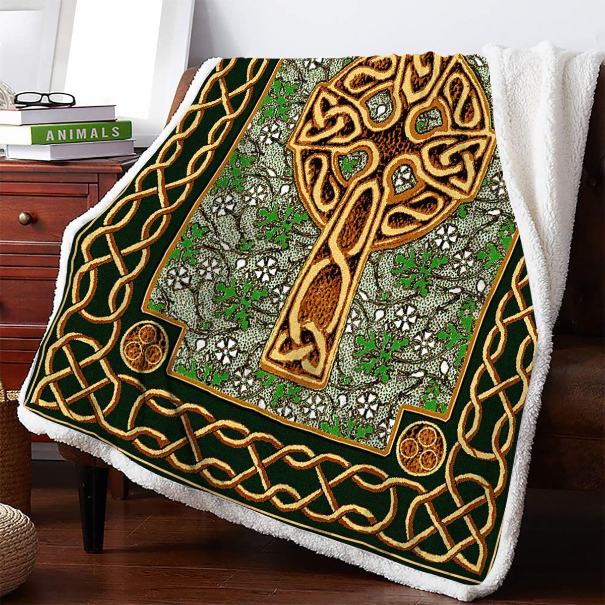 Celtic Compass 3D All Over Printed Blanket