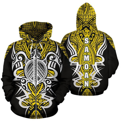 Samoan Turtle Polynesian Hoodie - Armor Style-ALL OVER PRINT HOODIES (P)-PL8386-Zip-up Hoodie-5XL-Vibe Cosy™