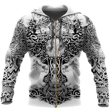 3D All Over Printed Sons Of Vikings Hoodie-Apparel-HP Arts-ZIPPED HOODIE-S-Vibe Cosy™