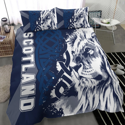 Premium 3D Printed Celtic Lion Scotland Bedding Set MEI