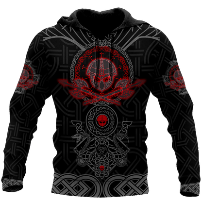 Love Viking Warriors tattoos 3D all over printed for man and women HHT30062001-Apparel-PL8386-Hoodie-S-Vibe Cosy™