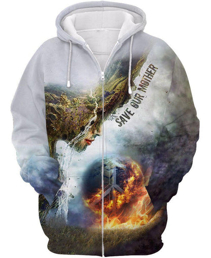 Hippie Save Our Mother 3D All Over Printed Unisex Shirts