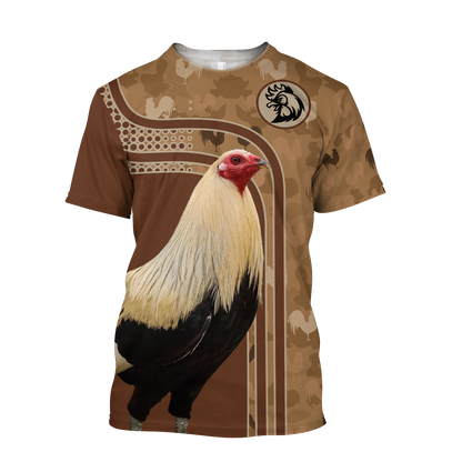 Premium Rooster 3D All Over Printed Unisex Shirts