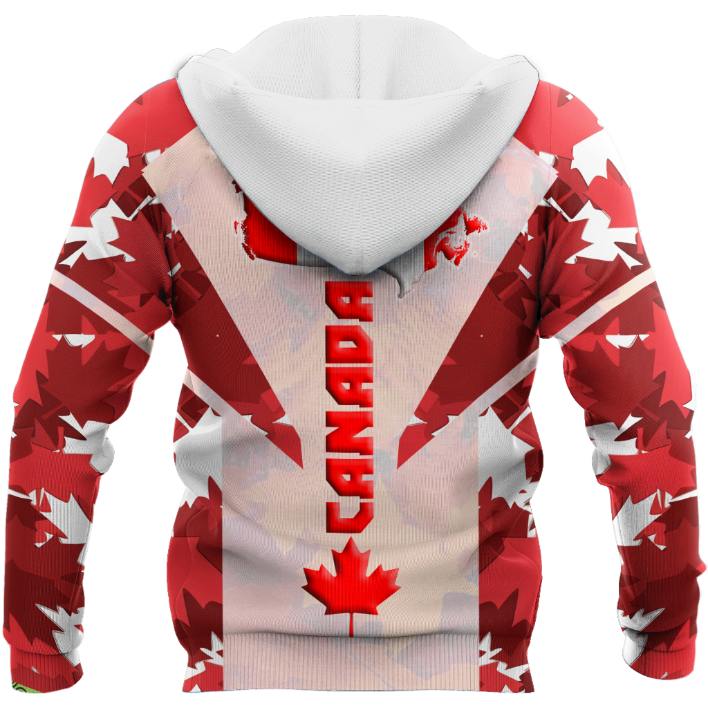 Canada 3dall over printed maple leaf generation-Apparel-PL8386-Hoodie-S-Vibe Cosy™