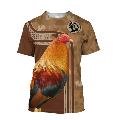 Premium Rooster 3D All Over Printed Unisex Shirts