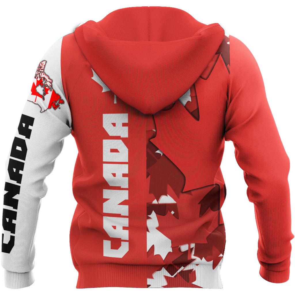 Canada Maple Leaf Hoodie-Apparel-PL8386-Hoodie-S-Vibe Cosy™