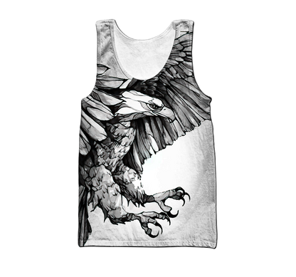 The Great Eagle Tatoo 3D All Over Print Hoodie HHT2108207