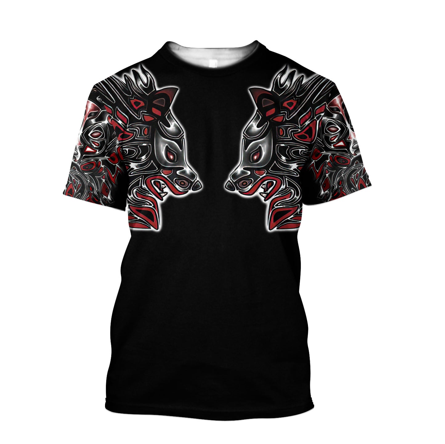Wolf Tattoo 3D All Over Printed Unisex Shirts No 02
