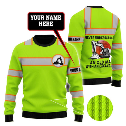 Excavator 3D All Over Printed Unisex Shirt