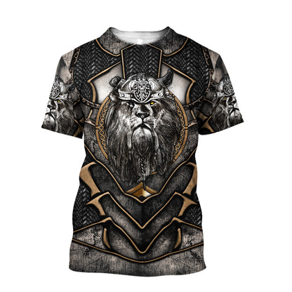 Lion Viking 3D All Over Printed Unisex Shirt