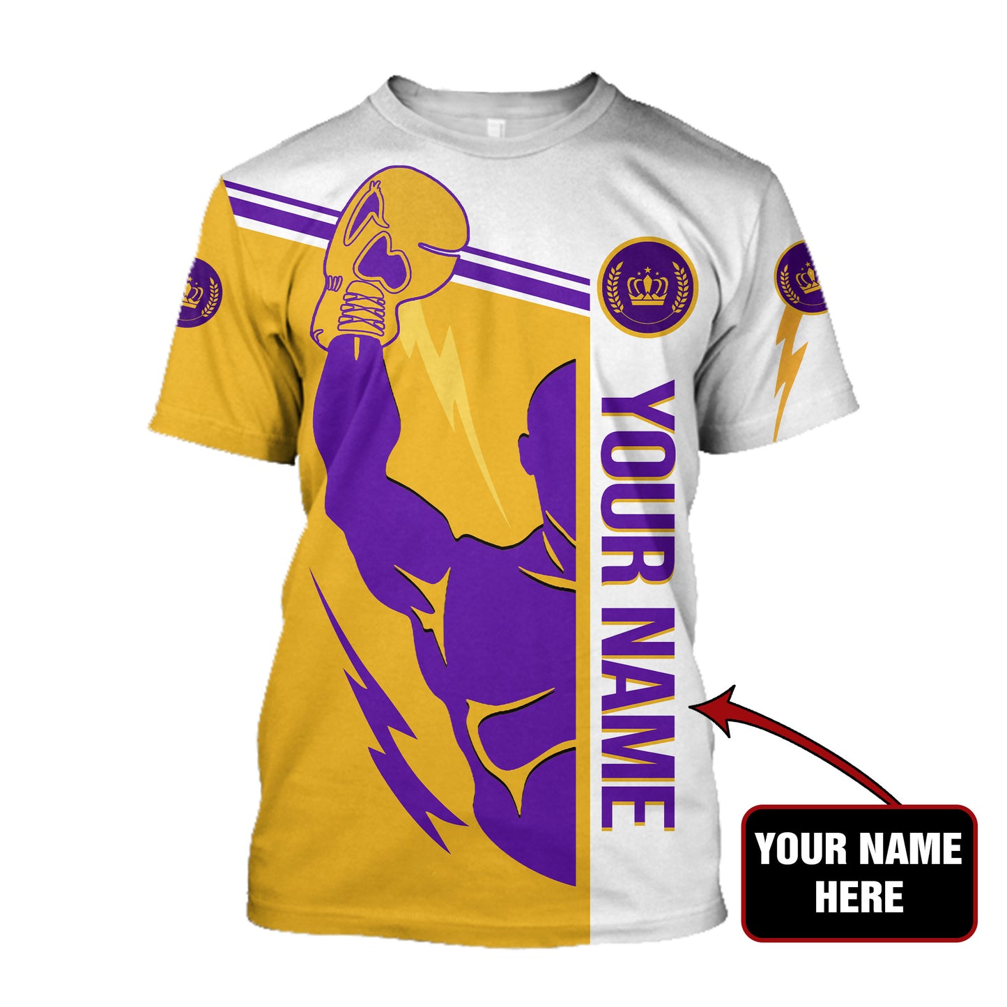 Custom Name The Champion 3D All Over Printed Unisex Shirts