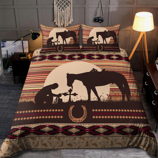 Respectful Cowboy Bedding Set DQB07292001S-TQH-BEDDING SETS-TQH-Twin-Vibe Cosy™