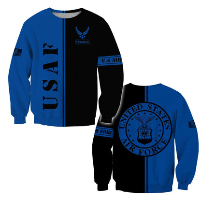 US Air Force 3D All Over Printed Unisex Shirts