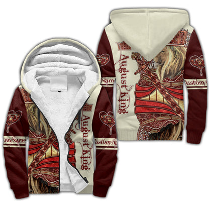 Custom August King Lion 3D All Over Printed Unisex Shirts