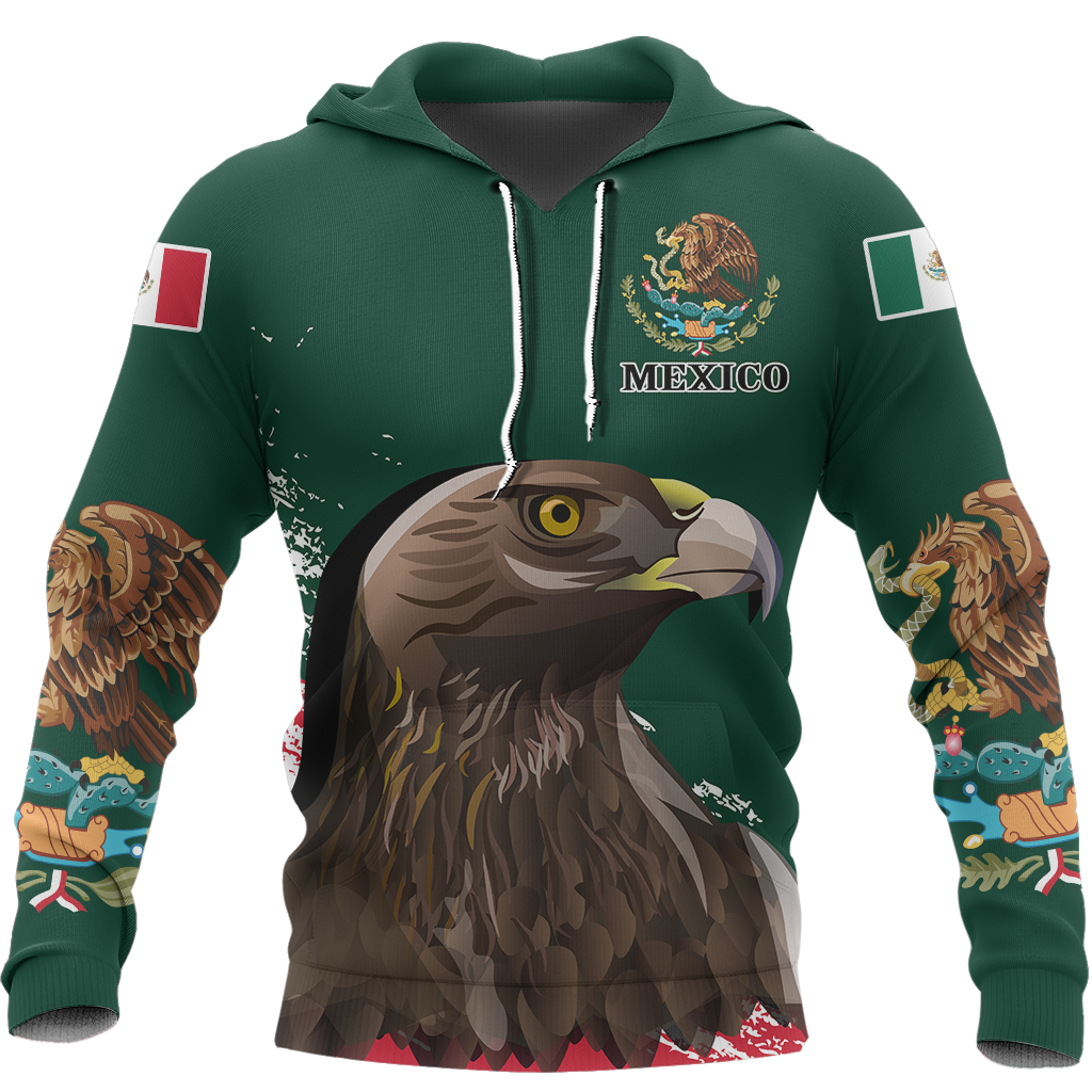 Mexico - Golden Eagle Special Hoodie A7-Apparel-HP Arts-Hoodie-S-Vibe Cosy™
