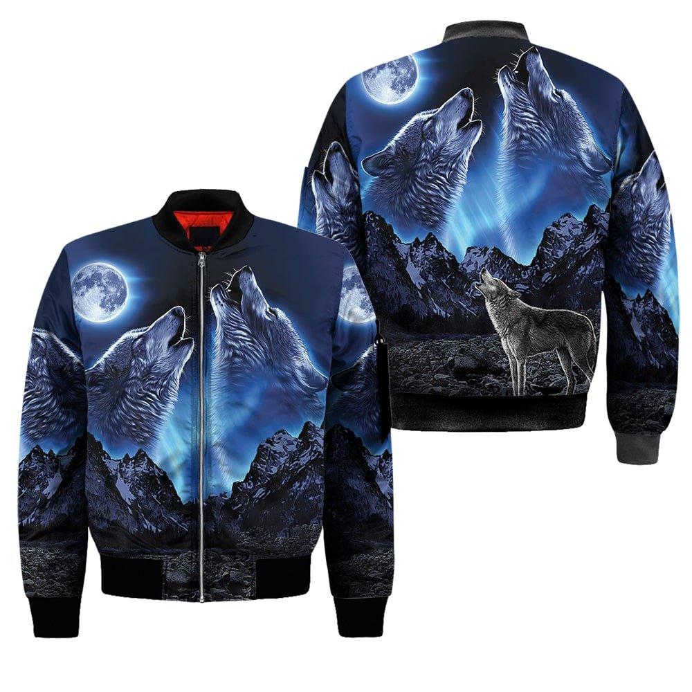 Wolf 3D All Over Printed Unisex Shirt