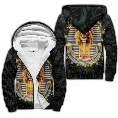 Lion Pharaoh 3D All Over Printed Unisex Shirts