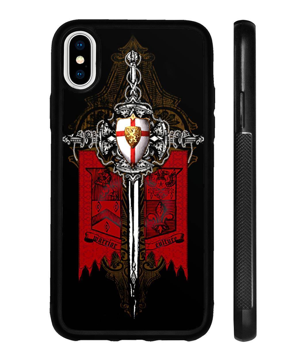 Phone case - Knights Templar-Phone Cases-HP Arts-iPhone X Case-Vibe Cosy™