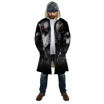 Wolf  3D All Over Printed Unisex Zip Cloak