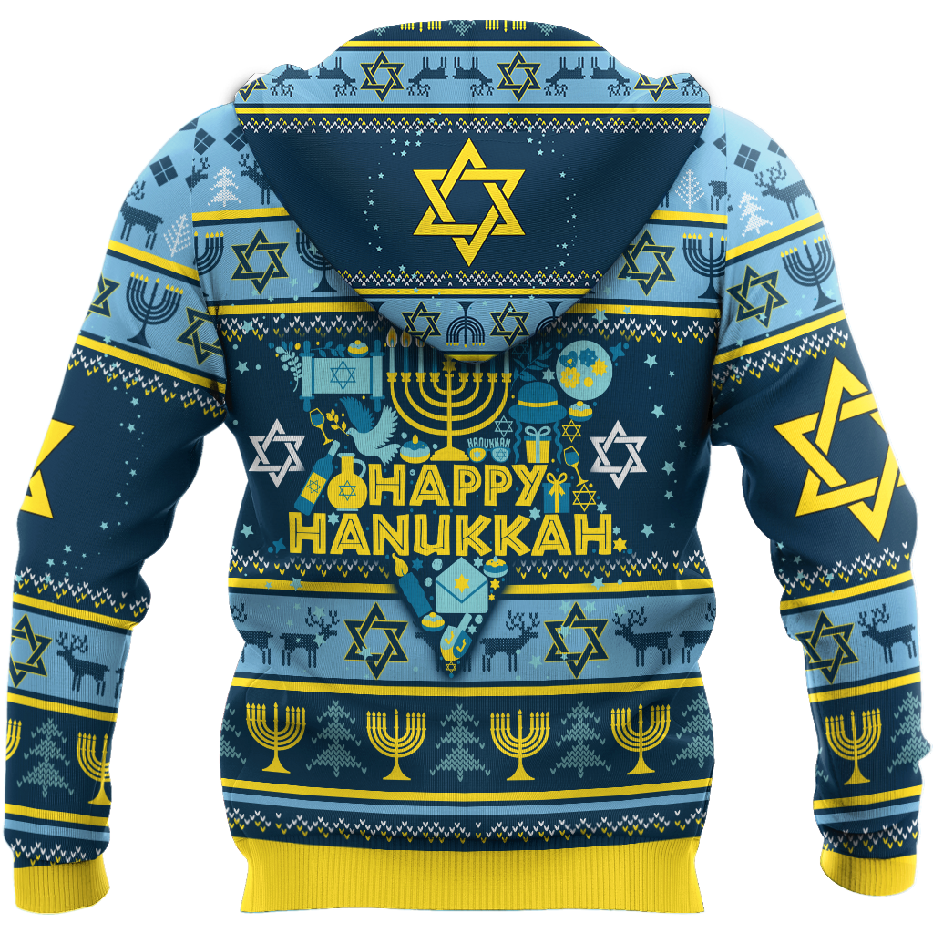 Premium All Over Printed Happy Hanukkah Shirts MEI