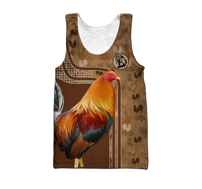 Premium Rooster 3D All Over Printed Unisex Shirts