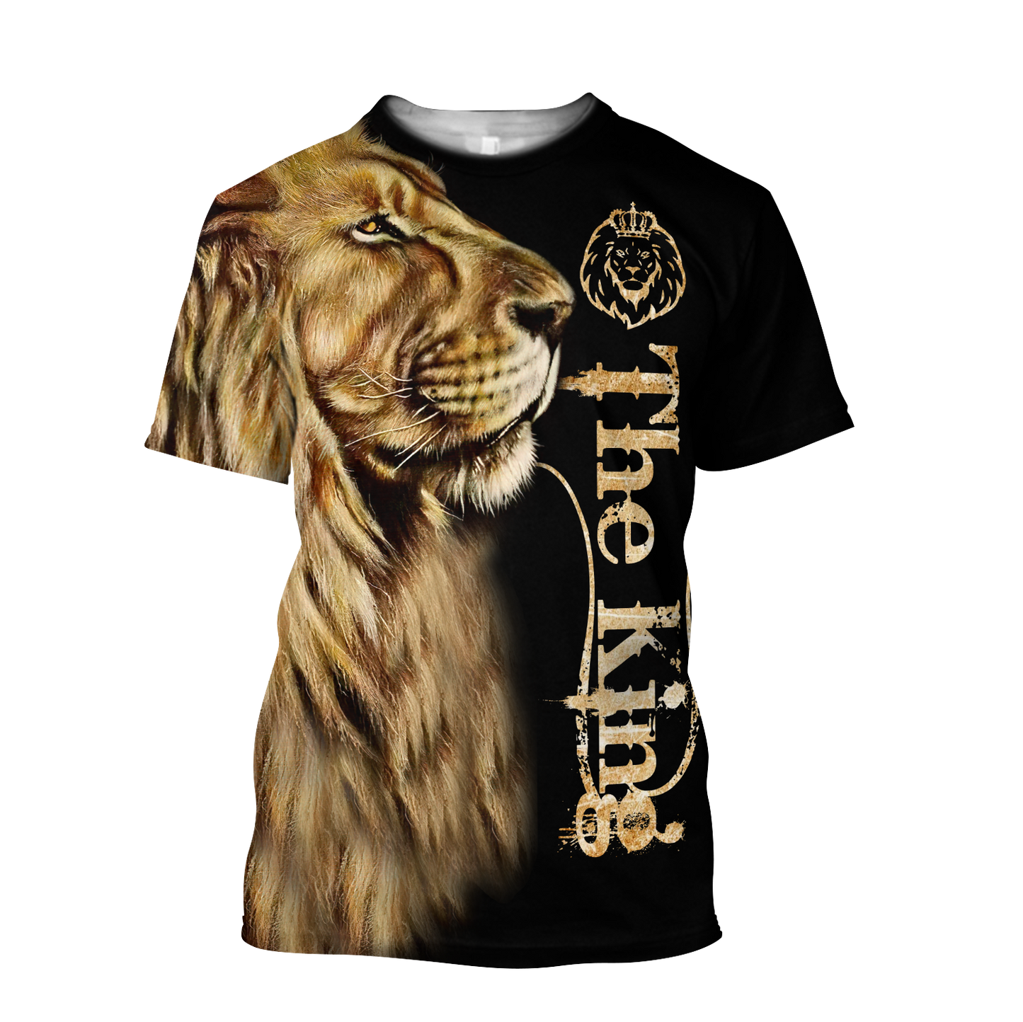King Lion 3D All Over Printed Unisex T - shirt