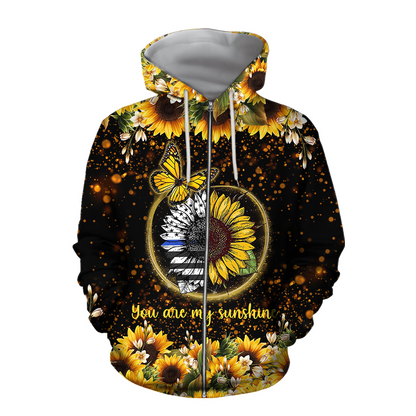 3D All Over Print You Are My Sunshine Hoodie HHT28082005