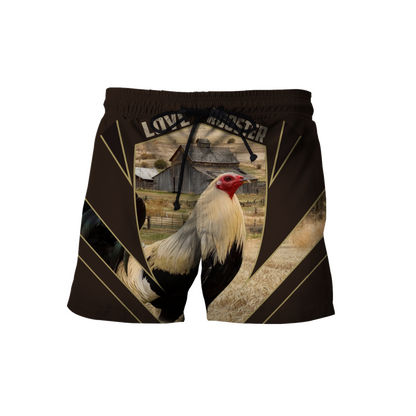 Premium Rooster 3D All Over Printed Unisex Shirts