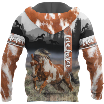 Beautiful American Paint Horse 3D All Over Printed Shirts For Men And Women DA19112005