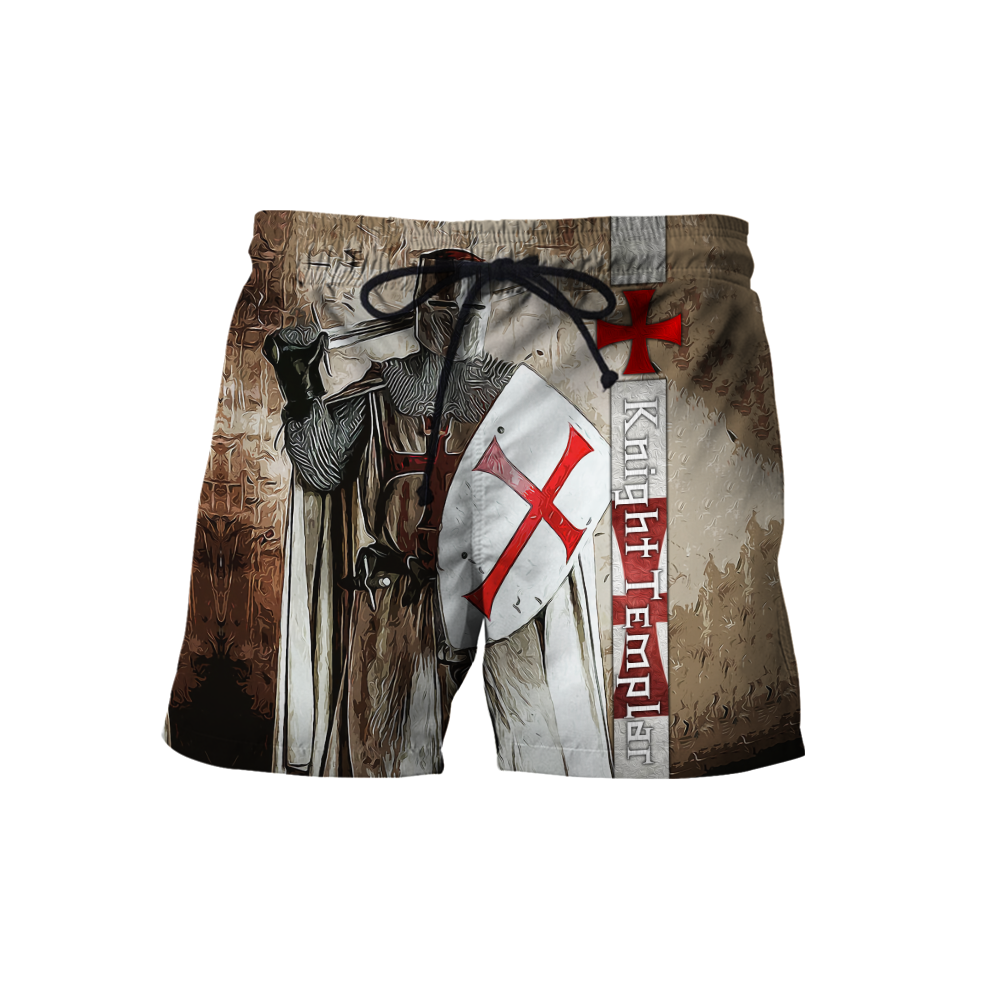 Premium Knight Templar Shield And Sword All Over Printed Shirts For Men And Women MEI