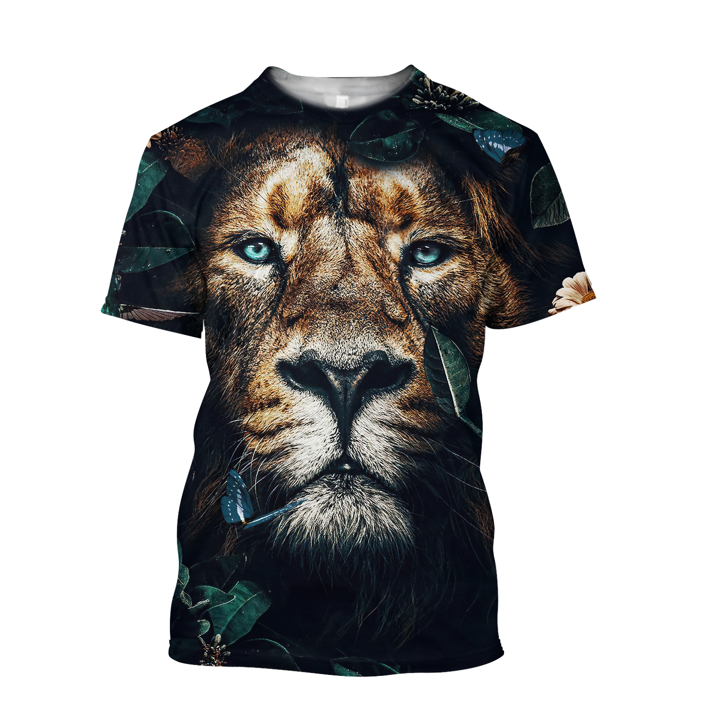 Nature Lion 3D All Over Printed Tshirt for Men and Women