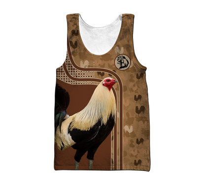 Premium Rooster 3D All Over Printed Unisex Shirts