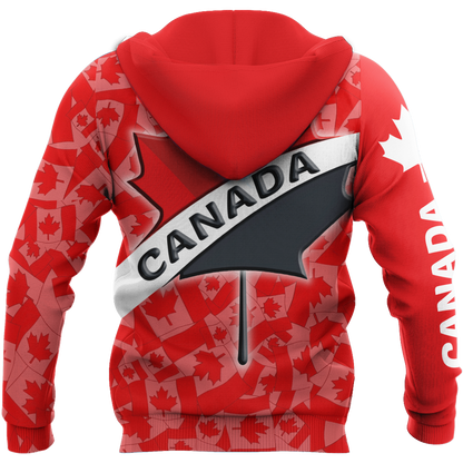 Canada All Over Print 3d all over printed maple leaf spider HHT10072015-Apparel-PL8386-Hoodie-S-Vibe Cosy™