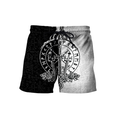 Love Viking Warriors tattoos 3D all over printed for man and women HHT01072002-Apparel-PL8386-Short-S-Vibe Cosy™