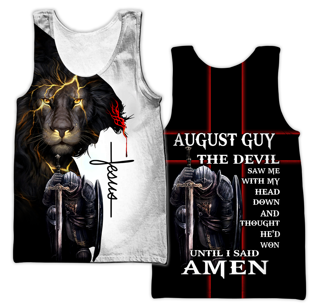 August Guy- Untill I Said Amen 3D All Over Printed Shirts For Men and Women Pi250501S8-Apparel-TA-Tank Top-S-Vibe Cosy™