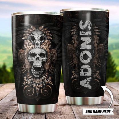 Customize Name Native American Steel Tumbler