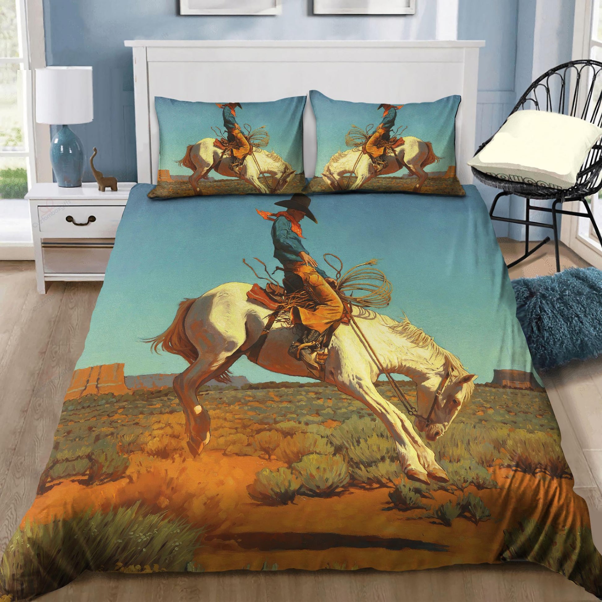 Cowboy Style Bedding Set DQB07312001-TQH-BEDDING SETS-TQH-Twin-Vibe Cosy™