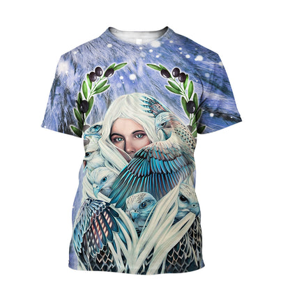 Premium Athena Goddess of Wisdom and War 3D All Over Printed Shirts