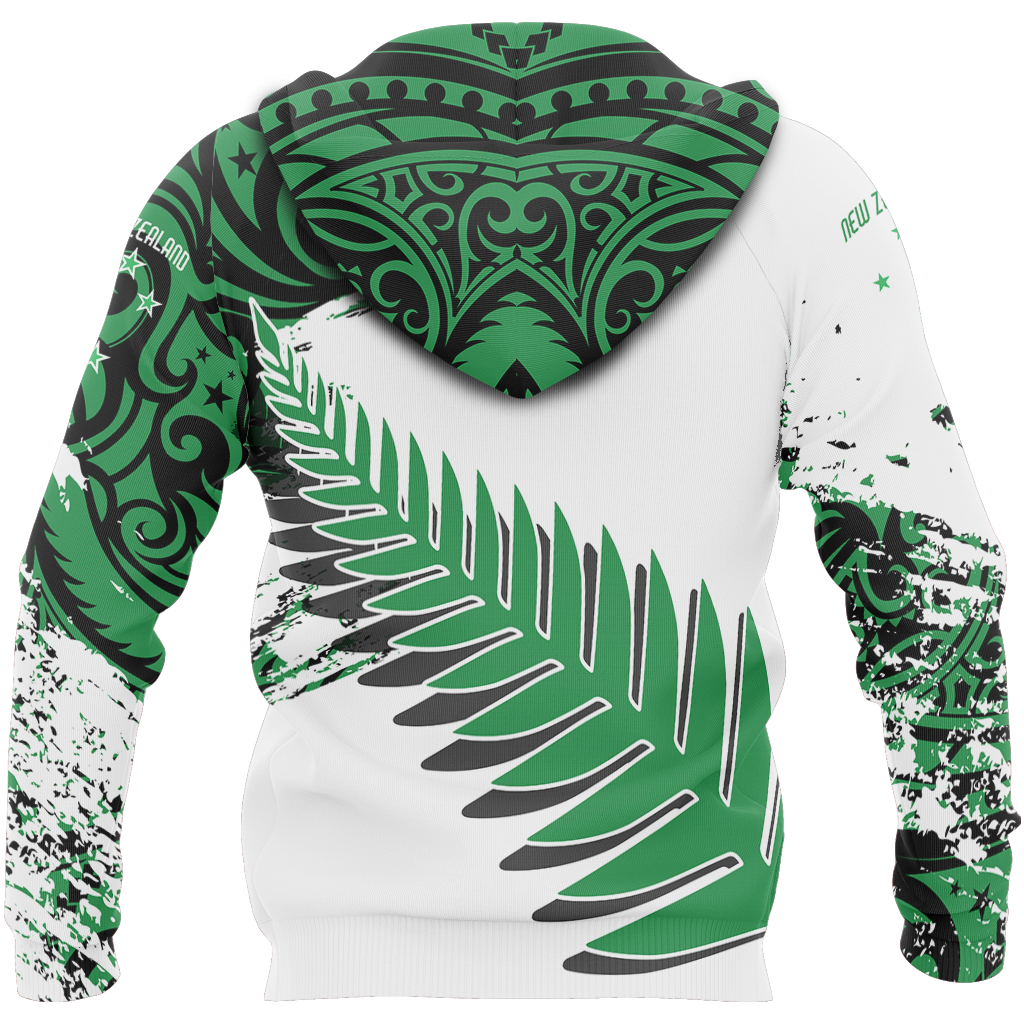 New Zealand Maori Fern Green Edition Pullover Hoodie HC1107-Apparel-Huyencass-Hoodie-S-Vibe Cosy™