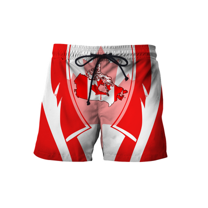 Canada In My Heart Red Maple Leaf Hoodie-HHT09072010-Apparel-PL8386-Shorts-S-Vibe Cosy™