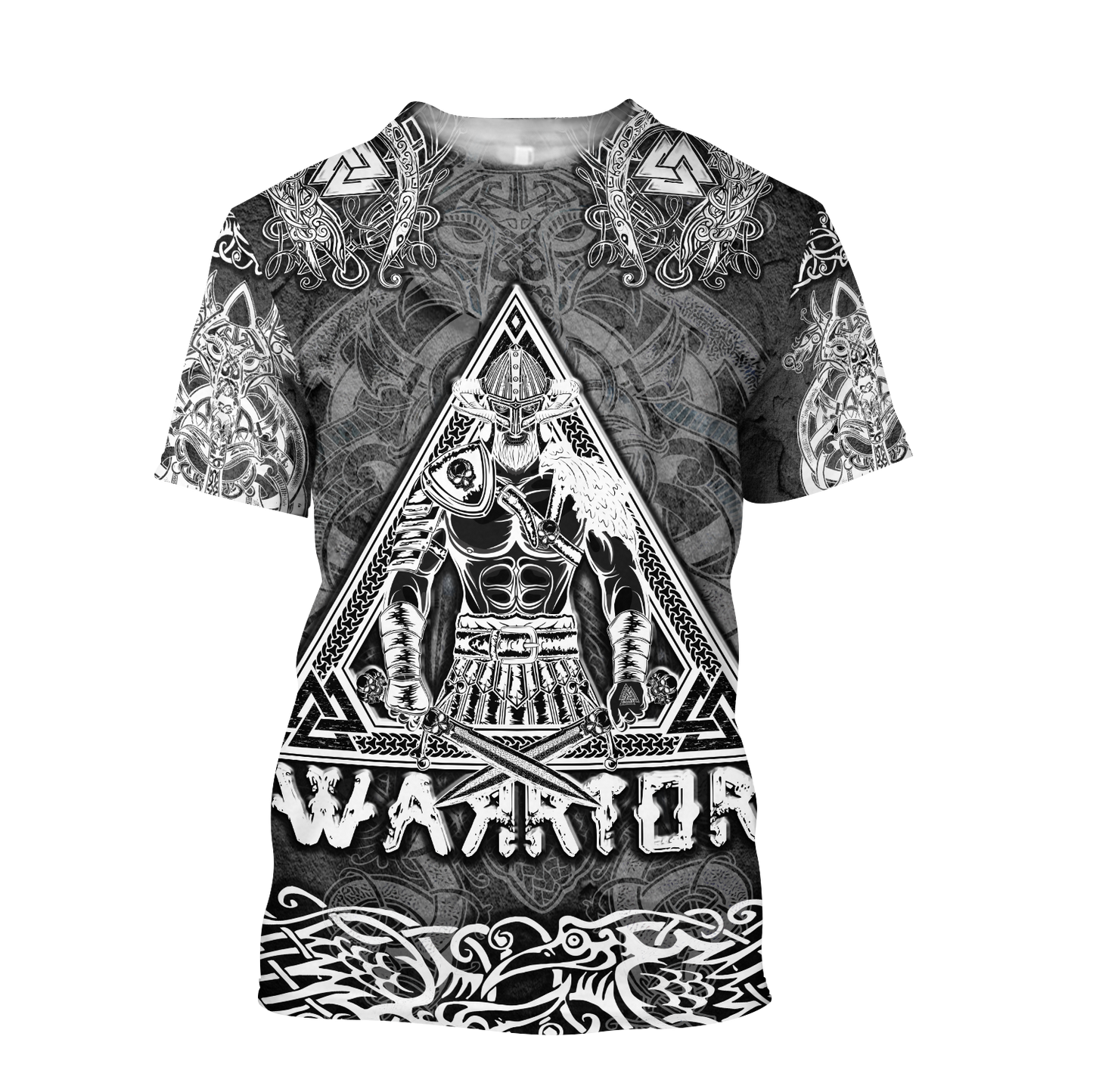 Viking Warriors tattoos 3D all over printed for man and women-Apparel-PL8386-T- Shirt-S-Vibe Cosy™
