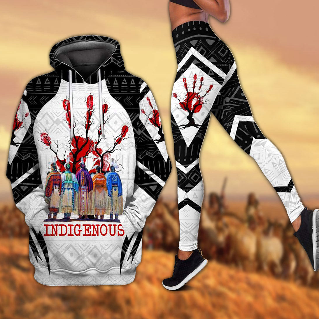 Native American 3D All Over Printed Shirts for Women